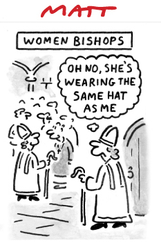 women bishops Matt Daily telegraph