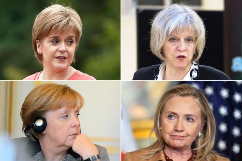 Nicola-Sturgeon-Theresa-May-Angela-Merkel-Hillary-Clinton