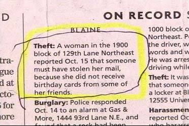 police report